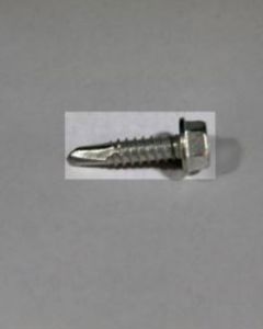 SCREW,1/4-14 X 1in HEX WSH HD SELF-DRILLING TEK 410 SST